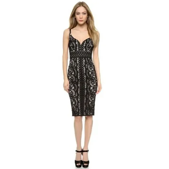 Lover The Label Black Lace Cocktail Dress